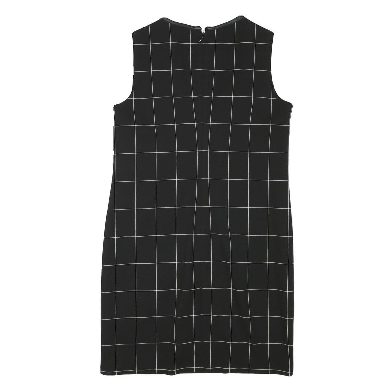 LAUREN RALPH LAUREN Womens Black Mini Dress Polyester Blend Sleeveless Plain