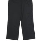 DICKIES Mens Black Classic Straight Trousers W30 L30 Workwear Zip Closure