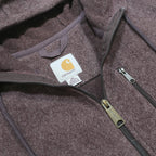 CARHARTT Womens Purple Full Zip Hoodie M Soft Polyester Casual Warm