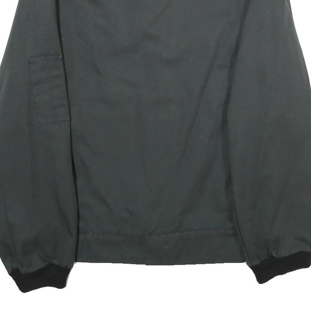 SPILAG Mens Black Bomber Jacket M Polyester Blend Plain Zip Closure Casual