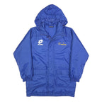 LOTTO Mens Blue Zip Jacket XS Polyester Blend Plain Lightweight Sports