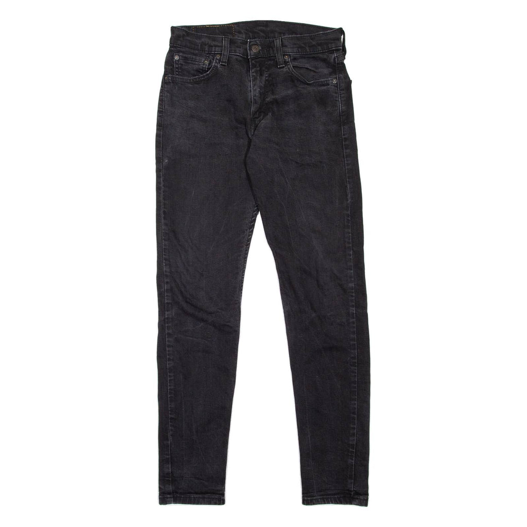 LEVI'S 512 Jeans Lo-Ball Mens Black Slim Tapered W30 L30