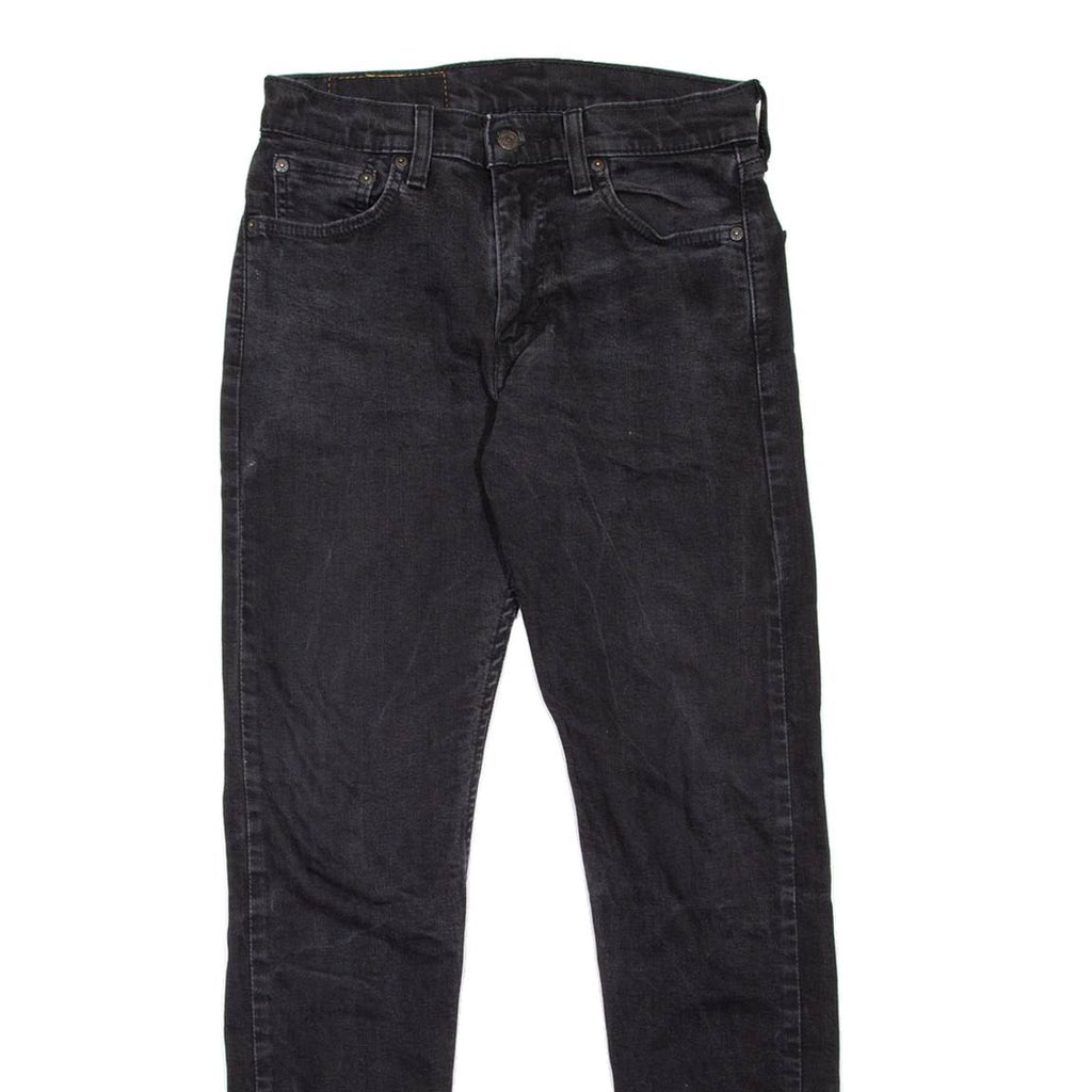 LEVI'S 512 Jeans Lo-Ball Mens Black Slim Tapered W30 L30