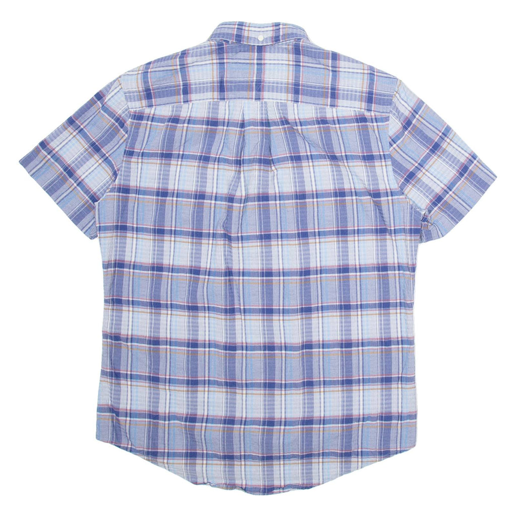 TOMMY HILFIGER Mens Shirt Blue Check M