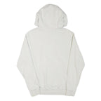 NIKE Mens White Pullover Hoodie XS Cotton Blend Casual Sportswear