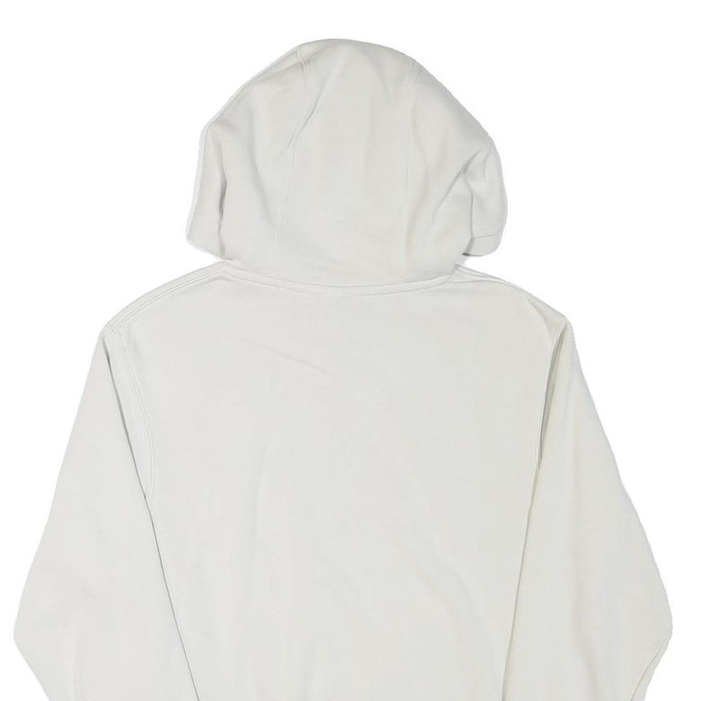 NIKE Mens White Pullover Hoodie XS Cotton Blend Casual Sportswear