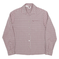 MAMMUT Womens Red & White Checked Shirt M Cotton Blend Casual Outdoor Long