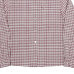 MAMMUT Womens Red & White Checked Shirt M Cotton Blend Casual Outdoor Long