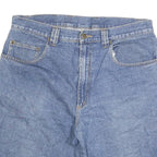 MCORVIS Mens Denim Blue Casual Shorts L W36 Cotton Blend Relaxed Fit Stylish