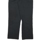 DICKIES Mens Black Cotton Blend Regular Zip Trousers W30 L28 Workwear Classic