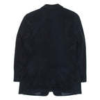 MANI Womens Blazer Jacket Black Knit L
