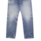 LEVI'S 505 Mens Jeans Blue Regular Straight Denim Medium W32 L32 Classic Style