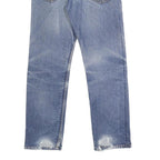 LEVI'S 505 Mens Jeans Blue Regular Straight Denim Medium W32 L32 Classic Style