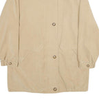 SPORTS & CLASSIC Womens Beige Faux Suede Zip Jacket UK 12 Casual Lightweight