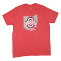 Mens Red Ohio State Graphic T-Shirt XL Short Sleeve Crew Neck Cotton Blend