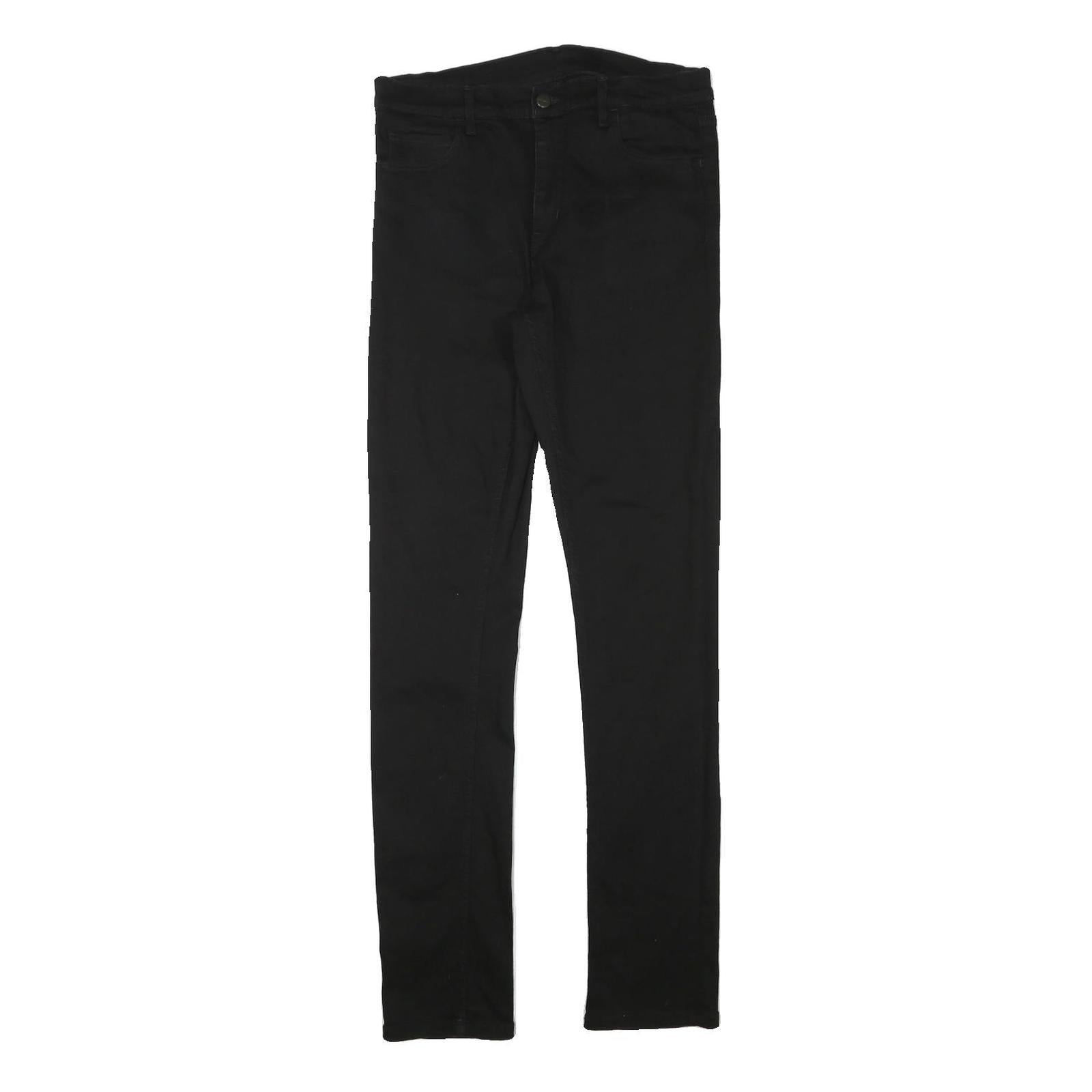 CARHARTT Mens Jeans Black Slim Skinny Denim W30 L32 Zip Cotton Blend