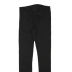 CARHARTT Mens Jeans Black Slim Skinny Denim W30 L32 Zip Cotton Blend