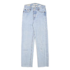 LEVI'S Womens Regular Fit Blue Denim Stone Wash Jeans W23 L25 Classic Button