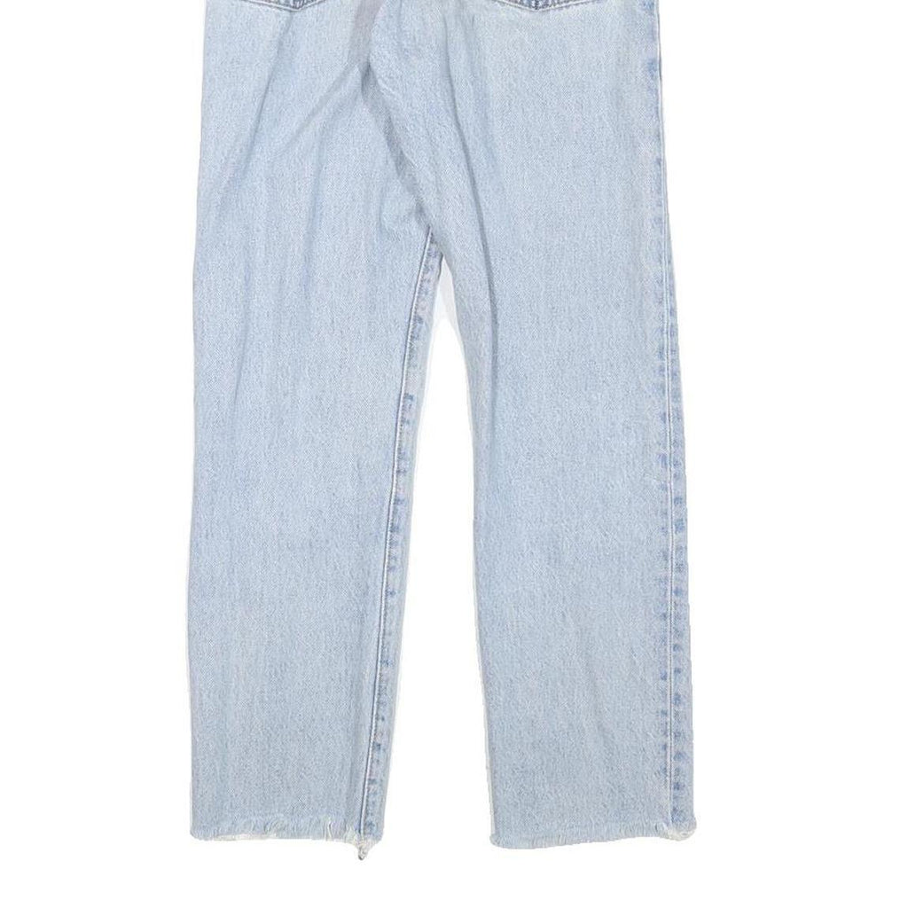LEVI'S Womens Regular Fit Blue Denim Stone Wash Jeans W23 L25 Classic Button