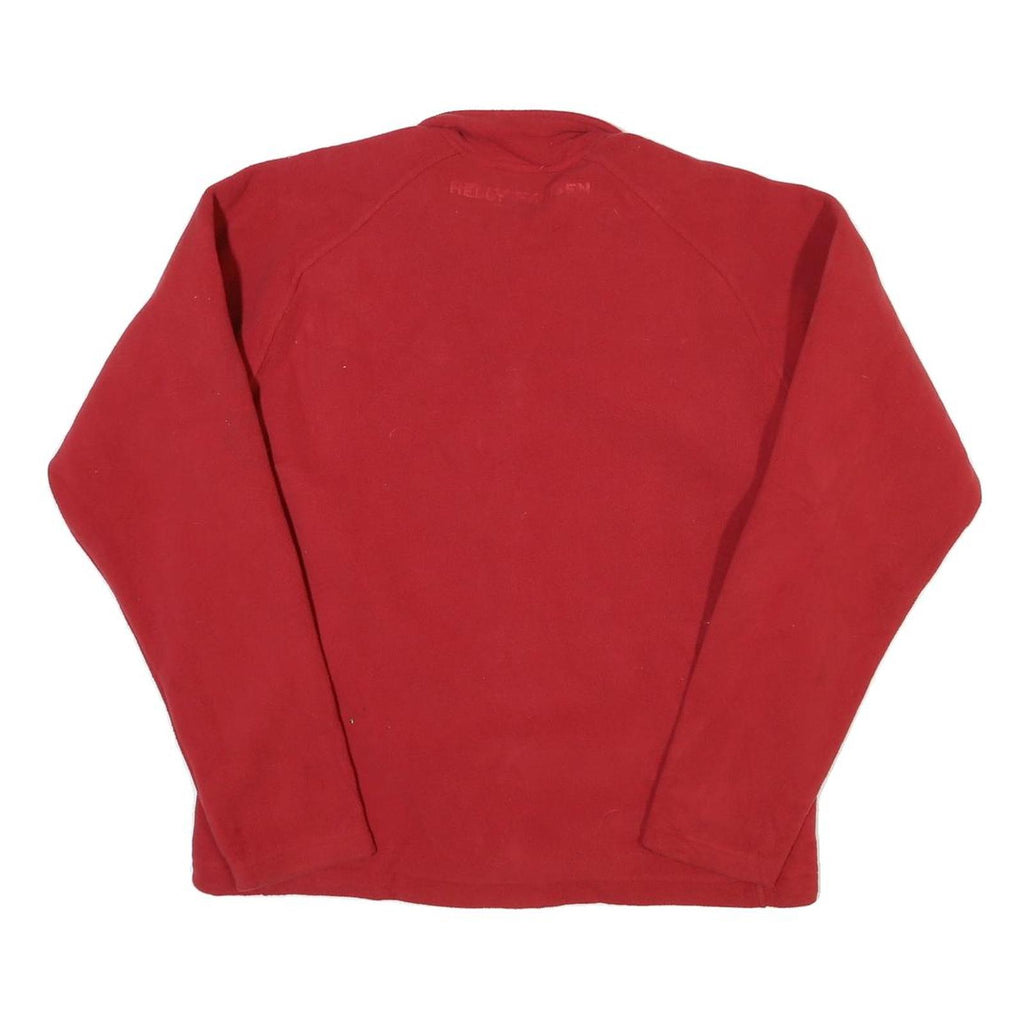 HELLY HANSEN Mens Red Jacket M Polyester Blend Casual Zip Outdoor