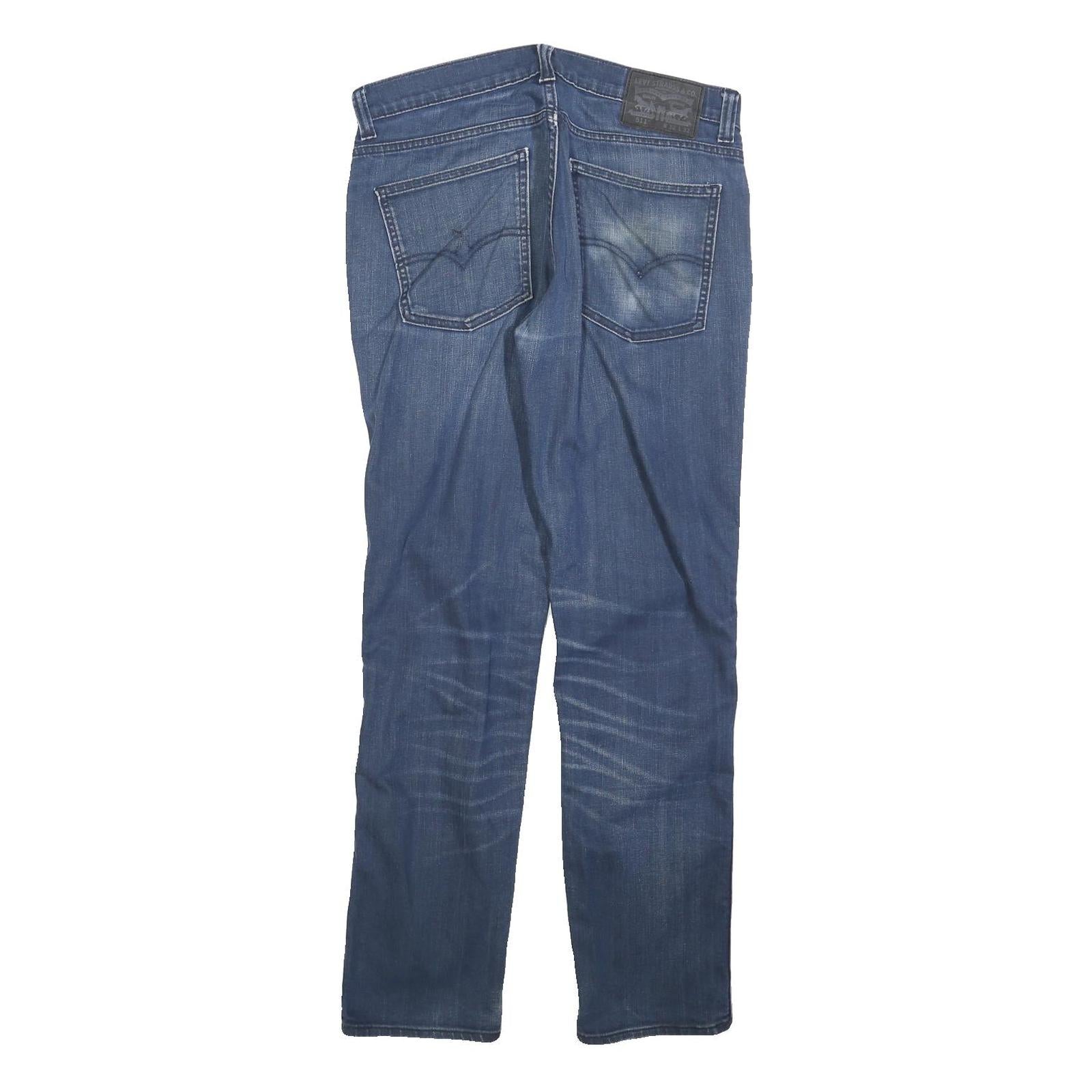 LEVI'S 511 Slim Mens Jeans Blue Slim Skinny Denim Medium W32 L32 Classic Fit
