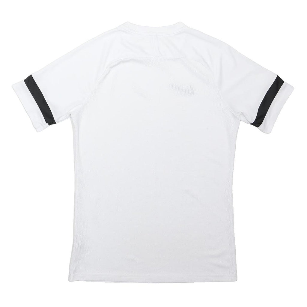 NIKE Mens White Black Stripe Graphic Short Sleeve Crew Neck T-Shirt M