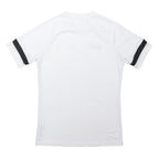 NIKE Mens White Black Stripe Graphic Short Sleeve Crew Neck T-Shirt M