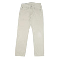 LEVI'S Womens Cotton Blend Beige Regular Fit Straight Leg Trousers W30 L28