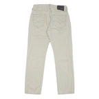 LEVI'S Womens Cotton Blend Beige Regular Fit Straight Leg Trousers W30 L28
