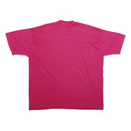 SCREEN STARS Mens Pink Graphic T-Shirt 2XL Short Sleeve Crew Neck Artist Print