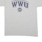 CHAMPION Mens Grey Western Washington University Graphic T-Shirt XL Crew Neck