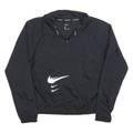 NIKE RUNNING Womens Black Running Jacket M Polyester Zip Lightweight Sport