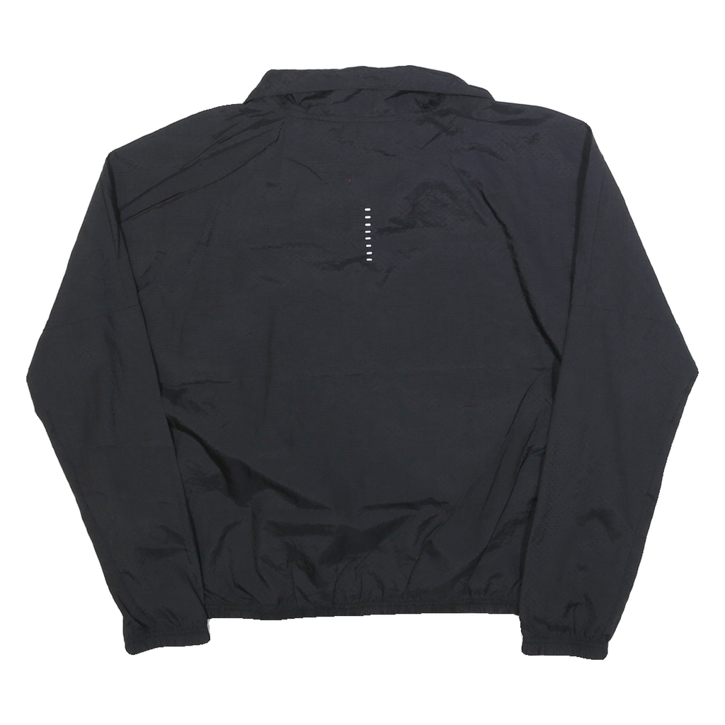 NIKE RUNNING Womens Black Running Jacket M Polyester Zip Lightweight Sport