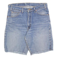 LEVI'S Mens Denim Blue Cotton Blend Shorts M W32 Casual Cut-Off Frayed Hem