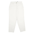 DOCKERS Womens Cotton White Classic Straight Trousers Closure Zip Size W28 L28