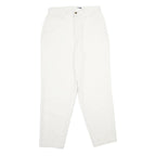 DOCKERS Womens Cotton White Classic Straight Trousers Closure Zip Size W28 L28