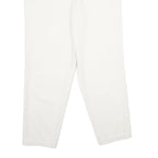 DOCKERS Womens Cotton White Classic Straight Trousers Closure Zip Size W28 L28