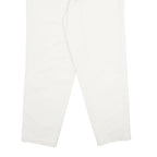 DOCKERS Womens Cotton White Classic Straight Trousers Closure Zip Size W28 L28