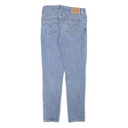 LEVI'S Womens Jeans Blue Slim Skinny Denim Medium W24 L26 Classic Zip Pockets