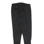 REEBOK Womens Joggers Black S W24 L26 Polyester Fit Slim Logo Detail