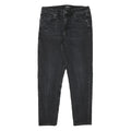 DIESEL Womens Slim Black Denim Slim Jeans W26 L24 Stretch Cotton Blend Zip