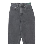TOMMY JEANS Womens Regular Fit Grey Denim Straight Leg Jeans W25 L25 Classic