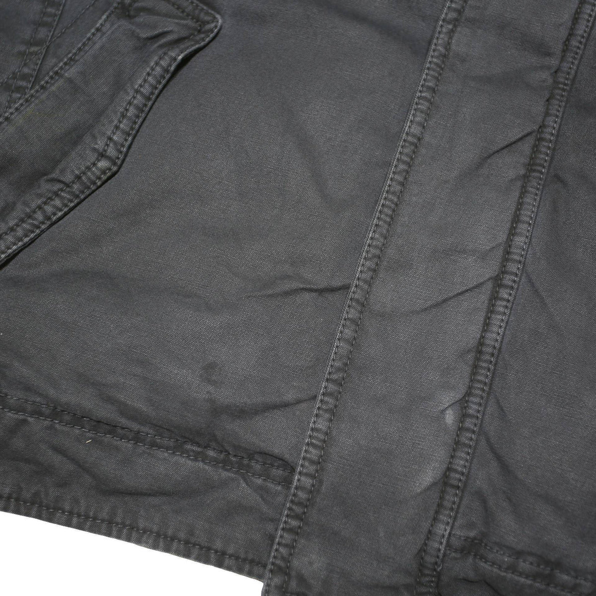 LEVI'S Mens Black Cotton Blend Button Jacket M Button Closure Casual Warm
