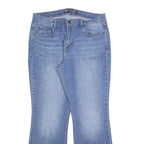 LEVI'S Womens Regular Fit Blue Denim Bootcut Jeans W31 L30 Classic Style Zip