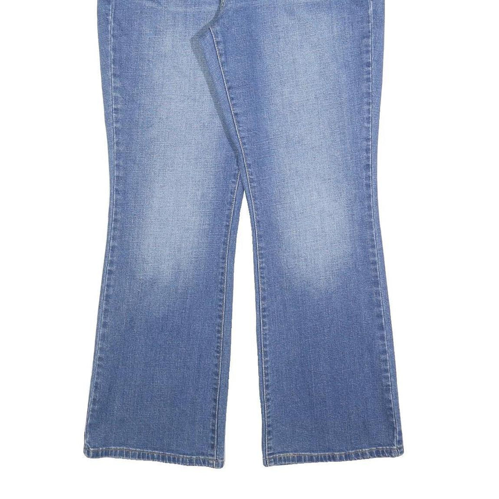 LEVI'S Womens Regular Fit Blue Denim Bootcut Jeans W31 L30 Classic Style Zip