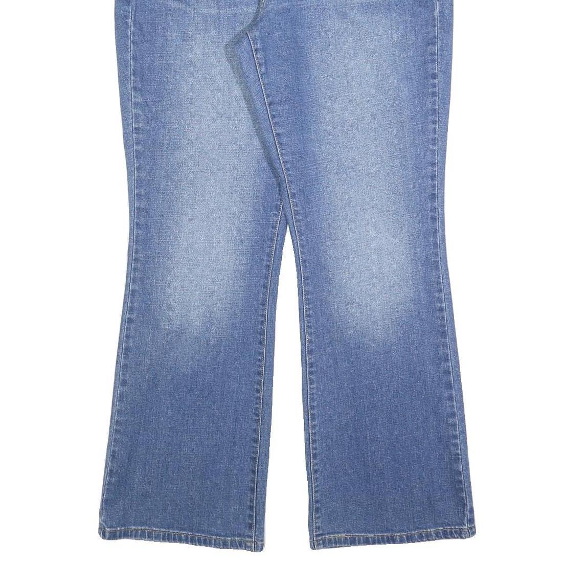 LEVI'S Womens Regular Fit Blue Denim Bootcut Jeans W31 L30 Classic Style Zip