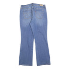 LEVI'S Womens Regular Fit Blue Denim Bootcut Jeans W31 L30 Classic Style Zip