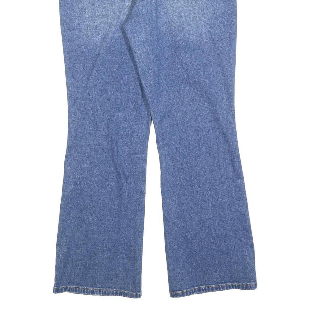 LEVI'S Womens Regular Fit Blue Denim Bootcut Jeans W31 L30 Classic Style Zip