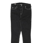 TRUE RELIGION Womens Jeans Black Slim Skinny Denim W27 L26 Contrast Stitch