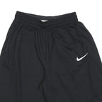 NIKE Mens Shorts Black L W30 Casual Plain Sports Logo Lightweight